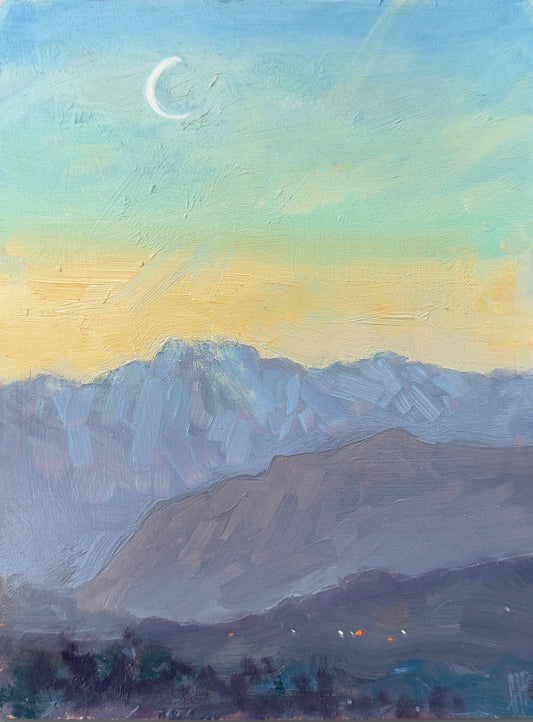 By the light of the moon