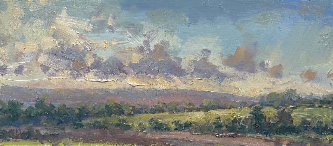 Daylight over the ridge